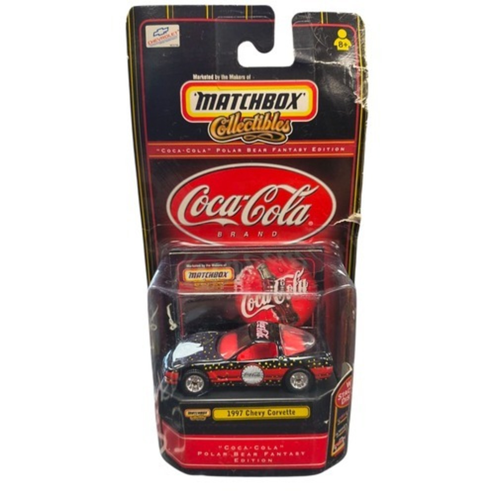 1999 Matchbox Collectibles Coca Cola 1997 Chevy Corvette 1:64
